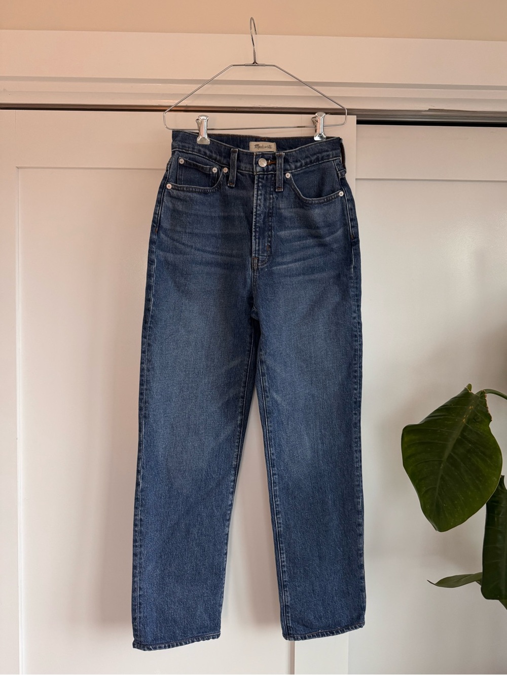 Madewell The Perfect Vintage Straight Jean - Blue - 26